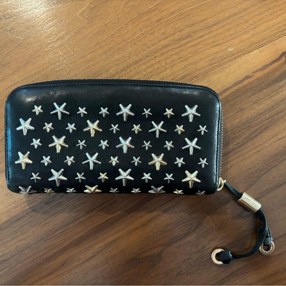 Jimmy Choo Filipa studded wallet